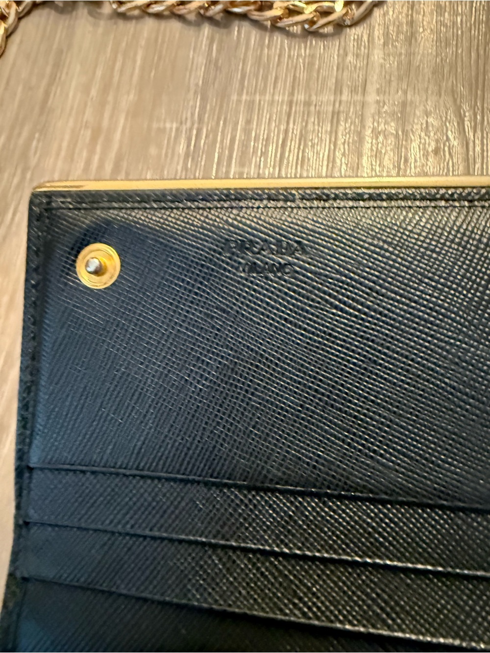 Prada Black Saffiano Leather Wallet - Picture 4 of 7